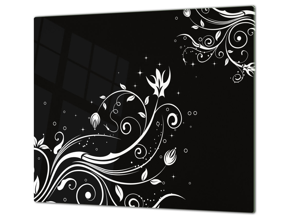 Induction Cooktop cover 60D06A: Flowers theme