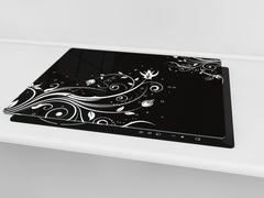 Induction Cooktop cover 60D06A: Flowers theme