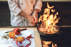 CUTTING BOARD and Cooktop Cover ;D20 Christmas Series: Gift with ornaments