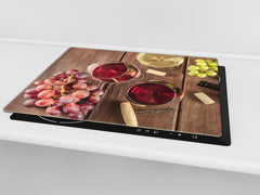 Induktionskochfeldabdeckung 60D04: Wein 1