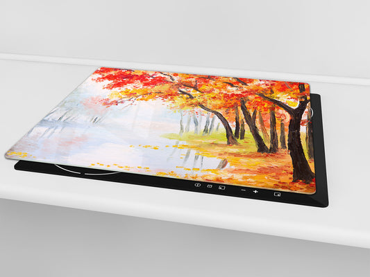 Worktop saver and Pastry Board 60D08: Park in the autumn season 2