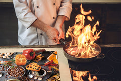 Glas-Küchenbrett 60D07: Kaffee 8