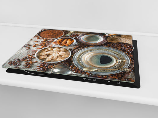 Glas-Küchenbrett 60D07: Kaffee 9