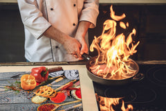 Induction Cooktop Cover Kitchen Board 60D03B: Turkish spices 5