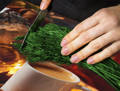 Glass Kitchen Board 60D07: Coffee with cinnamon