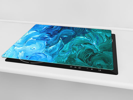 Induktionskochfeldabdeckung 60D14: Blaue Farbe