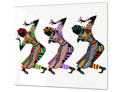 Glass Cutting Board 60D15: Egyptian women's