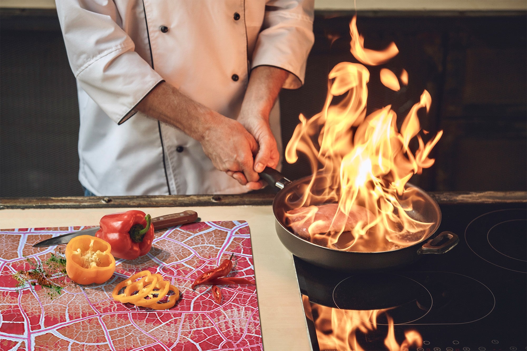 Glass Kitchen Board 60D20: Texture 3
