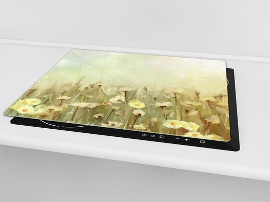 Arbeitsplattenschoner 60D06B: Gänseblümchen