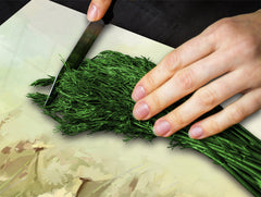 Arbeitsplattenschoner 60D06B: Gänseblümchen