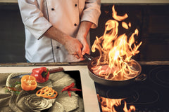 GIGANTE Copri-piano cottura a induzione; Serie di fiori DD06A: Fiore 15