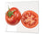 Tabla de cocina de vidrio templado - Tabla de corte de cristal resistente D07 Frutas y verduras: Tomates 2