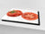 Tabla de cocina de vidrio templado - Tabla de corte de cristal resistente D07 Frutas y verduras: Tomates 2