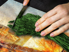 Resistant Glass Cutting Board 60D05B: Old Town