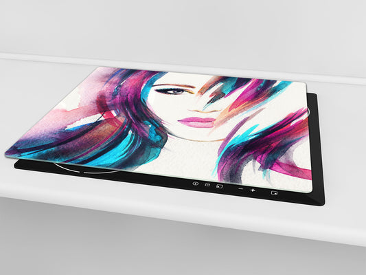 Glass stove top 60D19: Woman 11