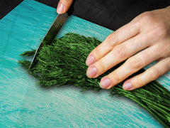 CUTTING BOARD and Cooktop Cover - Impact & Shatter Resistant Glass D02 Water Series: Texture 130