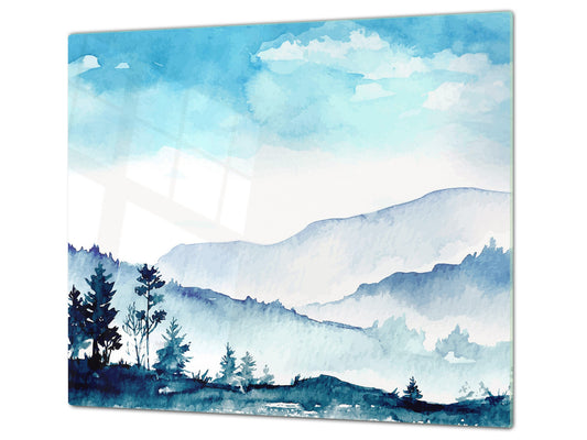 Worktop saver and Pastry Board 60D08: Mountains 1