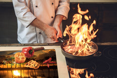 Planche à découper en verre trempé ; D08  Série Nature: Arbres 1