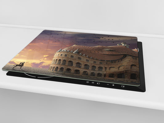 Glass Pastry Board 60D18: Crooked palace