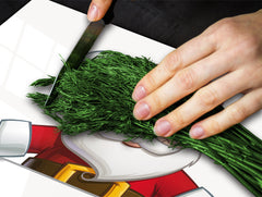 CUTTING BOARD and Cooktop Cover ;D20 Christmas Series: Santa claus