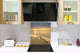 Einzigartiges Glas-Küchenpanel – Hartglas-Rückwand – Kunstdesign Glasaufkantung BS20 Serie Meerwasser:  West Beach Sea