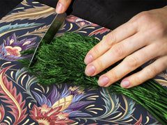 MOLTO GRANDE asse da cucina in VETRO temperato; Serie astratta DD14: Trama 162