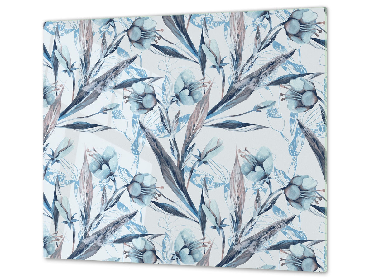 Tagliere e proteggi-piano di lavoro in vetro resistente; D15 Serie Disegni: Trama 138