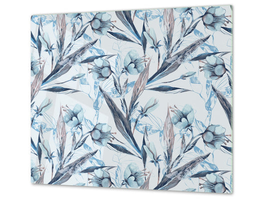 Tempered GLASS Cutting Board – Worktop saver  D15 Drawings Series: Texture 138