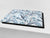 Planche de cuisine en verre trempé; D15 Série Dessins: Texture 138
