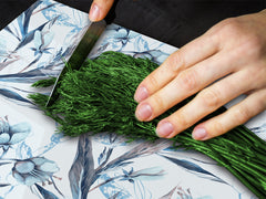 Tagliere e proteggi-piano di lavoro in vetro resistente; D15 Serie Disegni: Trama 138