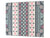 Küchenbrett aus Hartglas und Kochplattenabdeckung; D14 Patterns and Mandalas Series: Texture 148