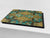 Küchenbrett aus Hartglas und Kochplattenabdeckung; D14 Patterns and Mandalas Series: Texture 184