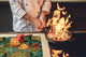 Küchenbrett aus Hartglas und Kochplattenabdeckung; D14 Patterns and Mandalas Series: Texture 184