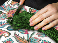 Glass Cutting Board and Worktop Saver D06 Flowers Series: Drawing 66