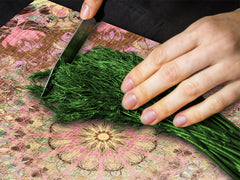 Chopping Board - Induction Cooktop Cover D14 Patterns and Mandalas Series: Texture 187