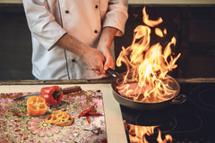 Chopping Board - Induction Cooktop Cover D14 Patterns and Mandalas Series: Texture 187