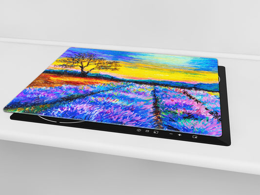 Resistant Glass Cutting Board 60D05B: Heather field