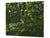 Tempered GLASS Kitchen Board – Impact & Scratch Resistant D27 Vintage leaves and patterns Series: Rich green fern