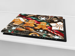 CUTTING BOARD and Cooktop Cover ;D20 Christmas Series: Christmas gingerbreads