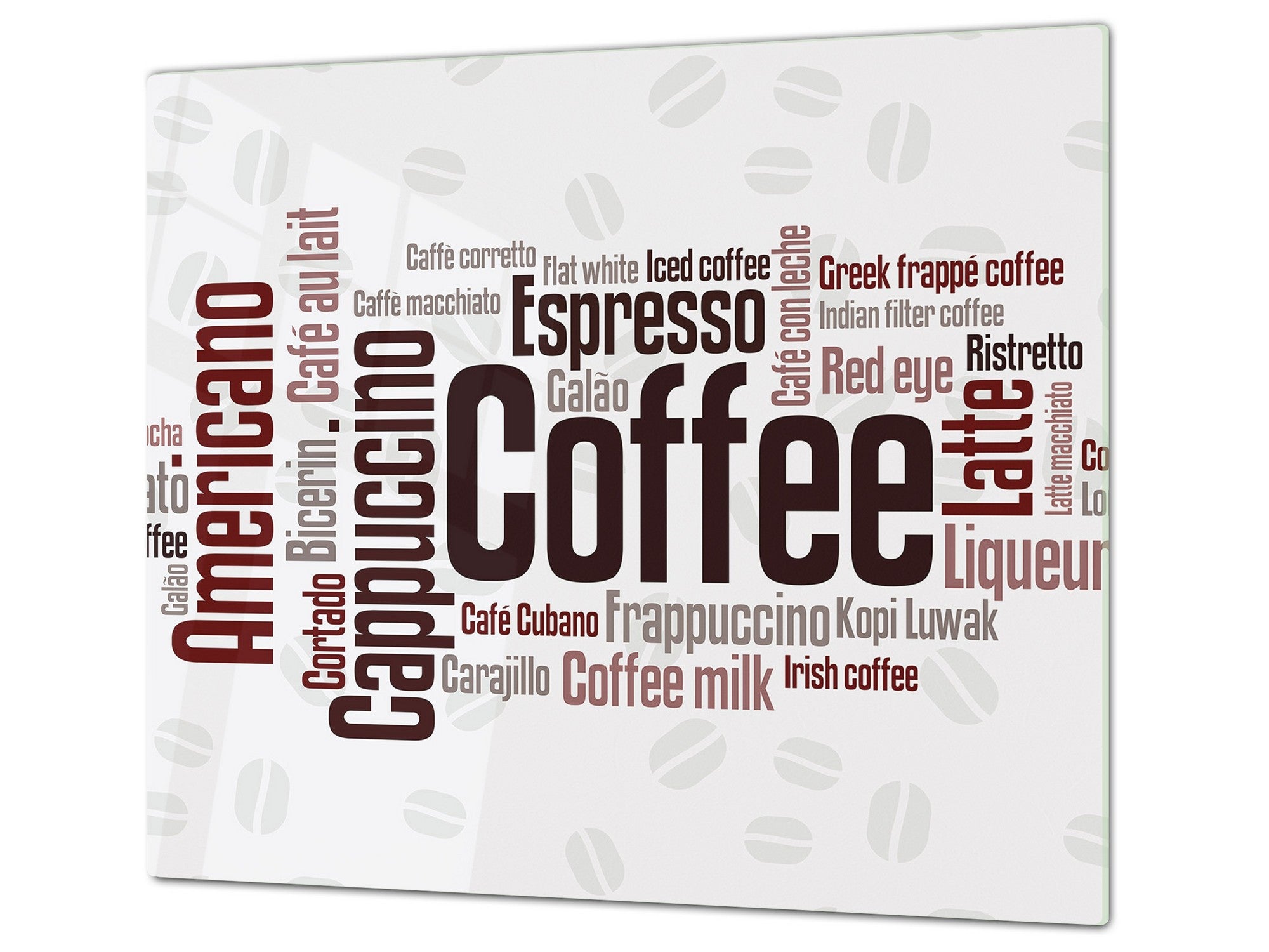 Induktionskochfeldabdeckung 60D17: Kaffeesorten