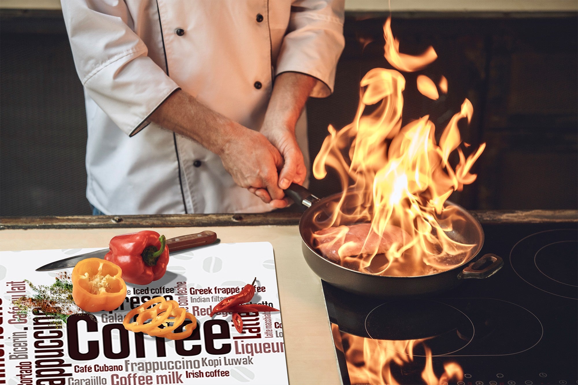 Induktionskochfeldabdeckung 60D17: Kaffeesorten