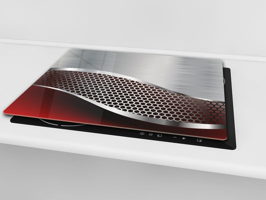 Tempered GLASS Kitchen Board – Impact & Scratch Resistant D10B Textures Series B: Texture 66