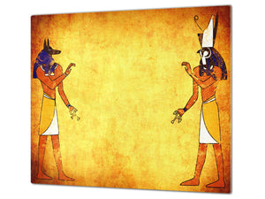 Glass Cutting Board 60D15: Hieroglyphs 5
