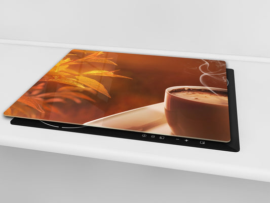 KITCHEN BOARD & Induction Cooktop Cover D05 Coffee Series: Coffee 27