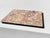 UNIQUE Tempered GLASS Kitchen Board – Scratch Resistant Glass Cutting Board – Glass Countertop MEASURES: SINGLE: 60 x 52 cm (23,62” x 20,47”); DOUBLE: 30 x 52 cm (11,81” x 20,47”); D29 Colourful Variety Series: Vintage mosaic