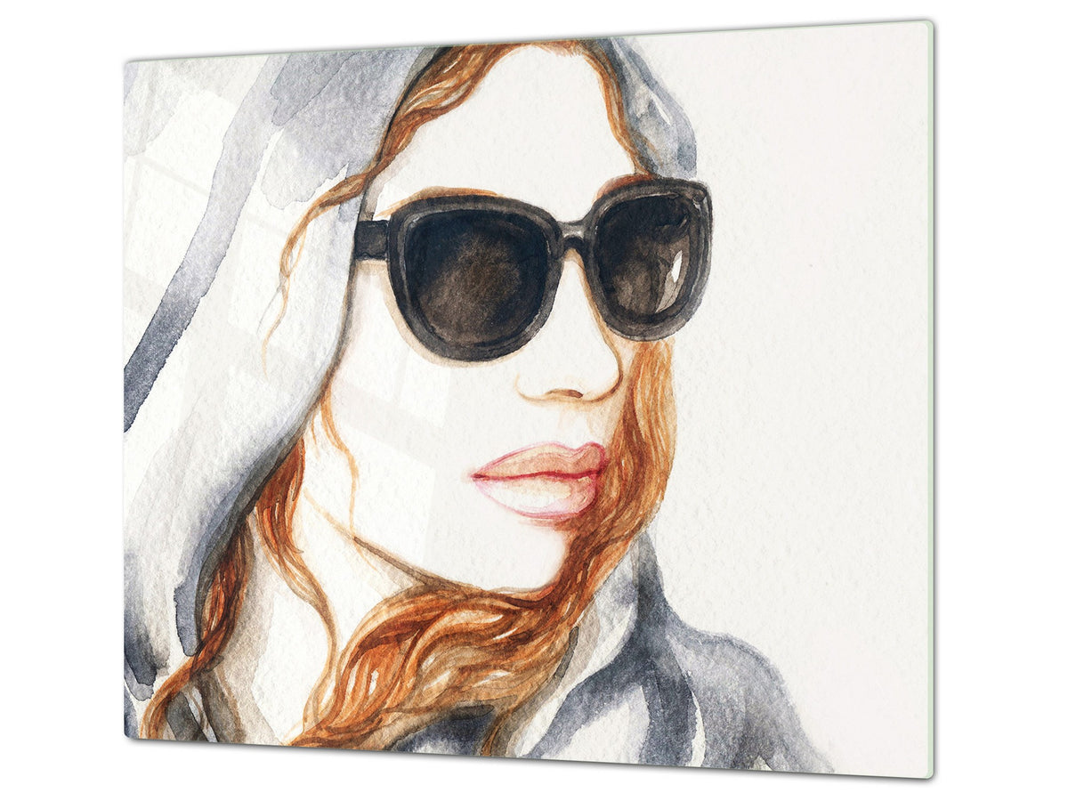 Glass stove top 60D19: Woman 8