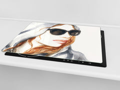 Glass stove top 60D19: Woman 8