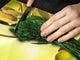 Küchenbrett aus Hartglas und Induktionskochplattenabdeckung – Schneideplatten; D07 Fruits and vegetables:  Olive 2