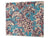 Mehrfunktional Hartglas Gehärtetes - Abdeckplatte für Induktionskochfeld - Schneideplatten;  Drawings Series: Texture 163