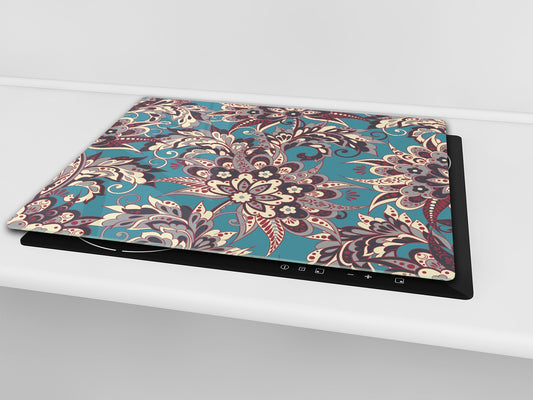 Tempered GLASS Cutting Board – Worktop saver  D15 Drawings Series: Texture 163